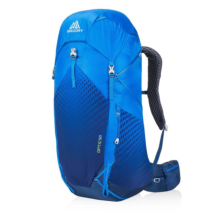 Men Gregory Optic 58 Backpacking Blue Sale MILH49735